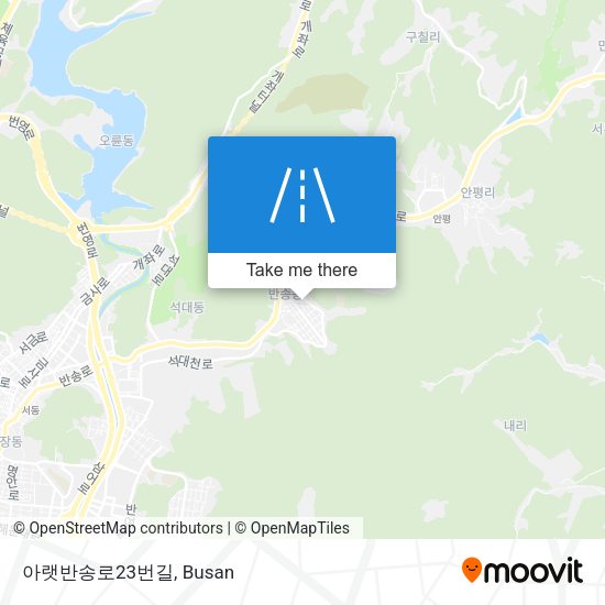 아랫반송로23번길 map