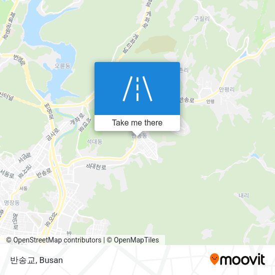 반송교 map