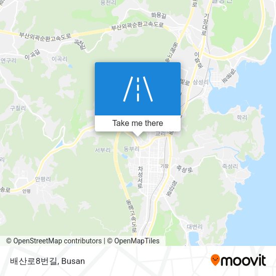 배산로8번길 map