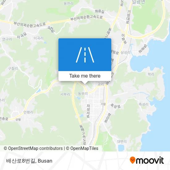 배산로8번길 map