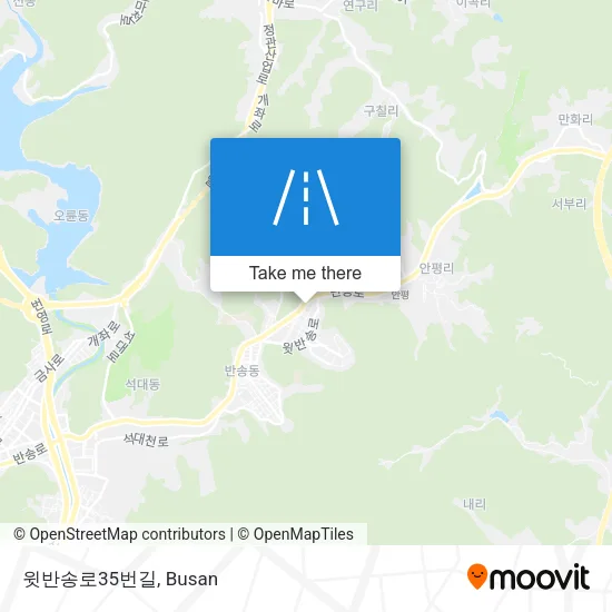 윗반송로35번길 map
