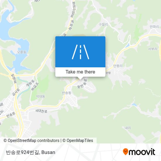 반송로924번길 map