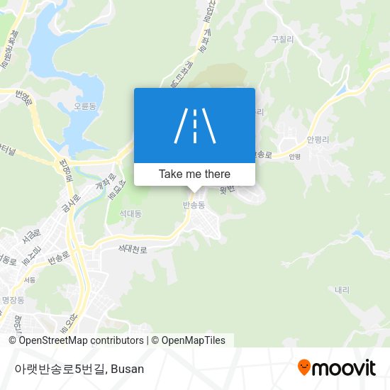 아랫반송로5번길 map