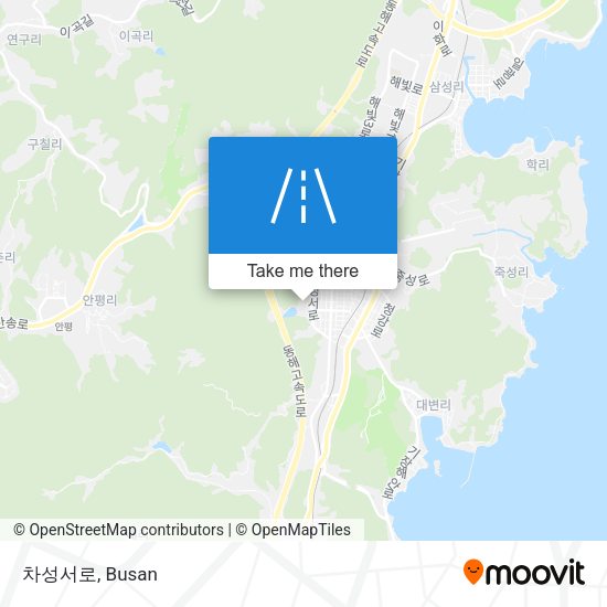 차성서로 map