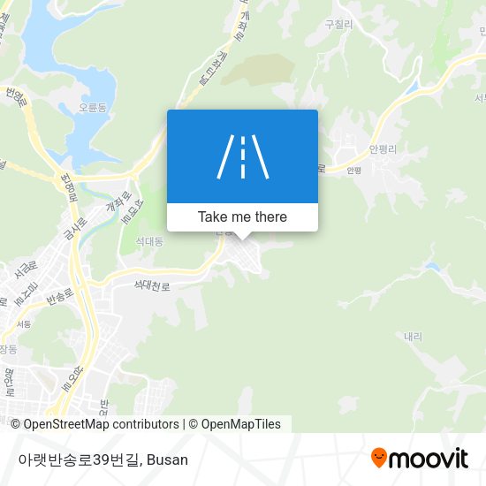 아랫반송로39번길 map