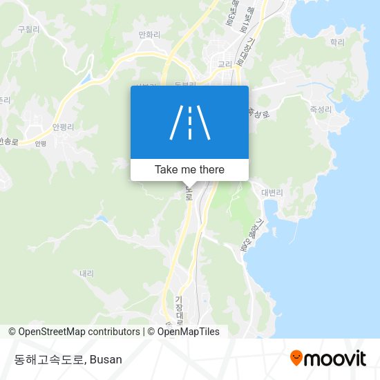 동해고속도로 map