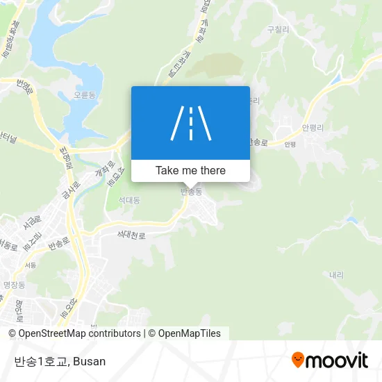 반송1호교 map