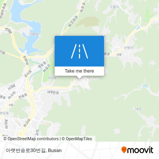 아랫반송로30번길 map