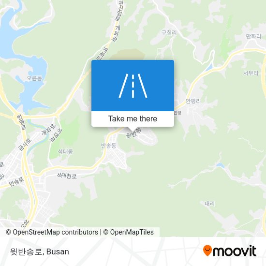 윗반송로 map