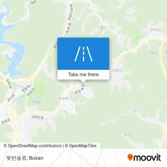윗반송로 map