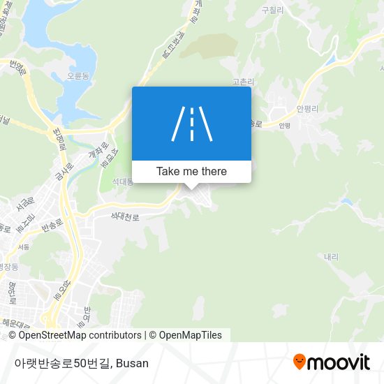 아랫반송로50번길 map