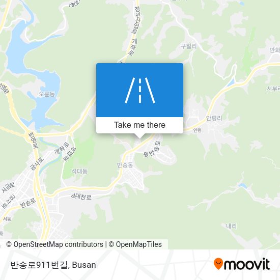 반송로911번길 map