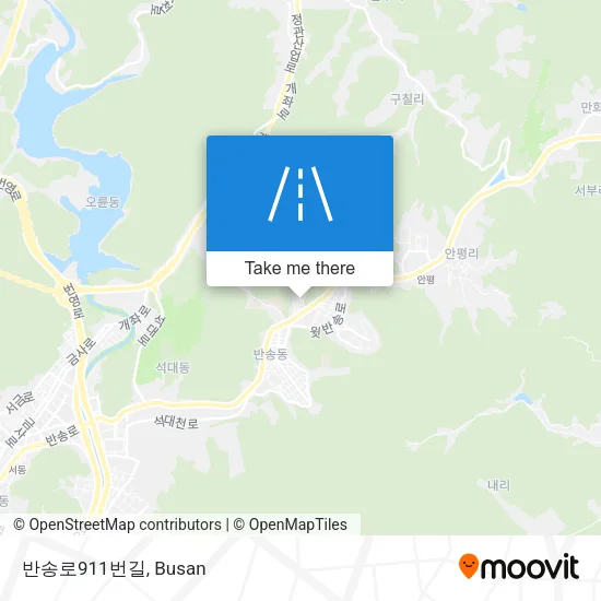 반송로911번길 map