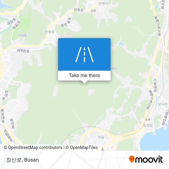 장산로 map