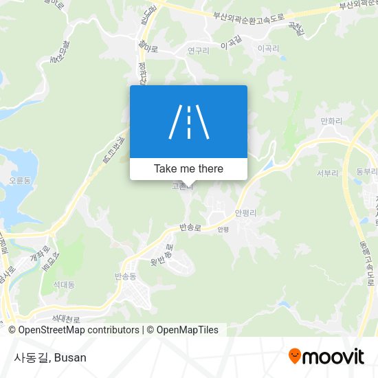 사동길 map