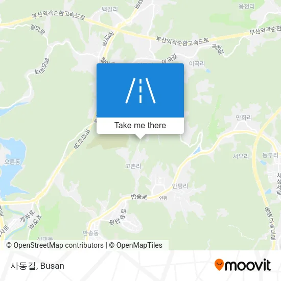 사동길 map
