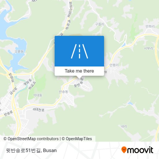 윗반송로51번길 map