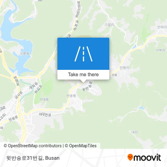 윗반송로31번길 map