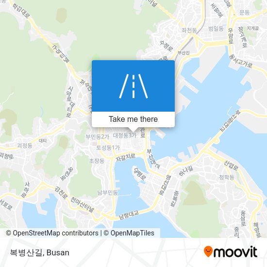 복병산길 map
