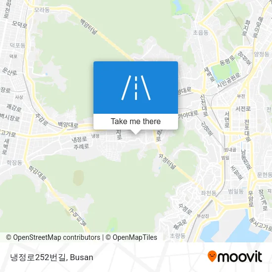 냉정로252번길 map