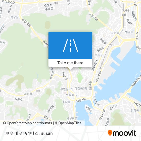 보수대로194번길 map