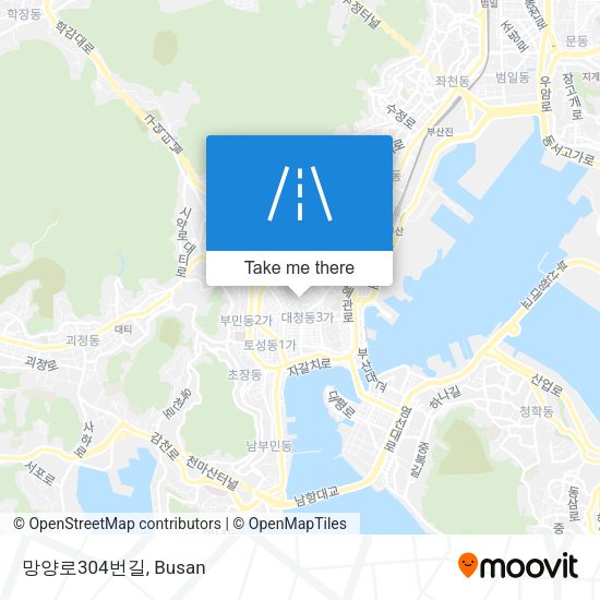 망양로304번길 map