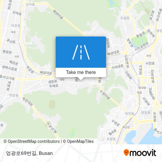 엄광로69번길 map