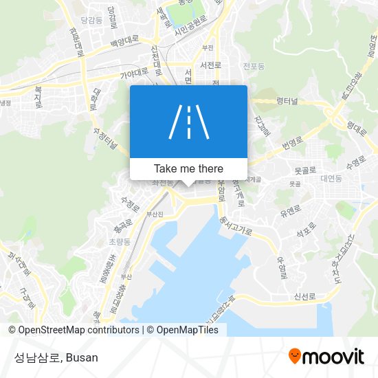 성남삼로 map