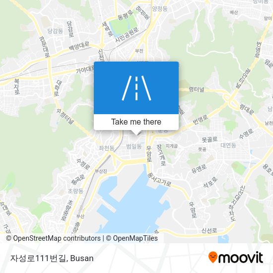 자성로111번길 map