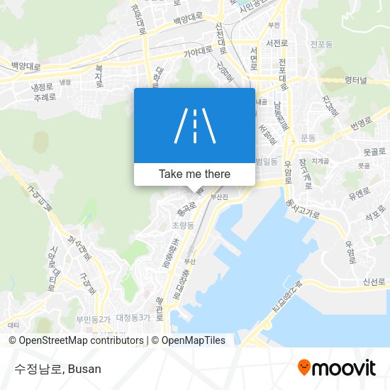 수정남로 map