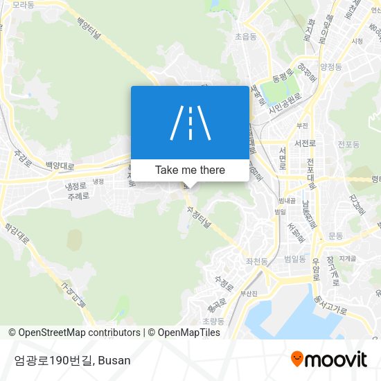 엄광로190번길 map