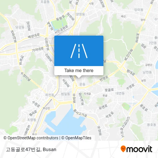 고동골로47번길 map