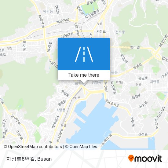 자성로8번길 map