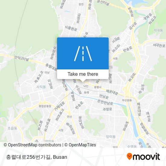 충렬대로256번가길 map