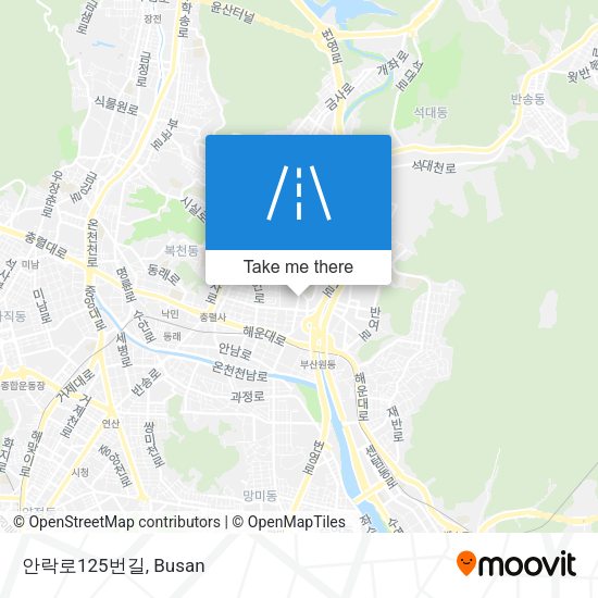 안락로125번길 map