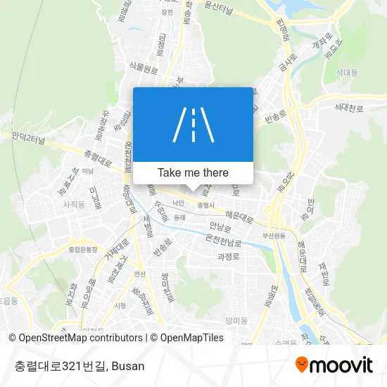 충렬대로321번길 map