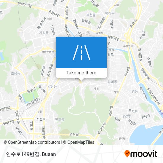 연수로149번길 map