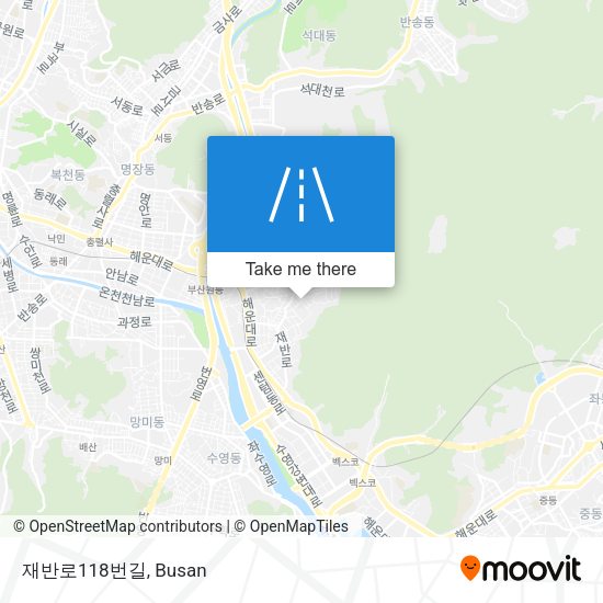 재반로118번길 map