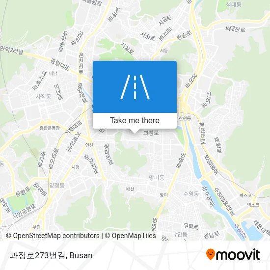 과정로273번길 map