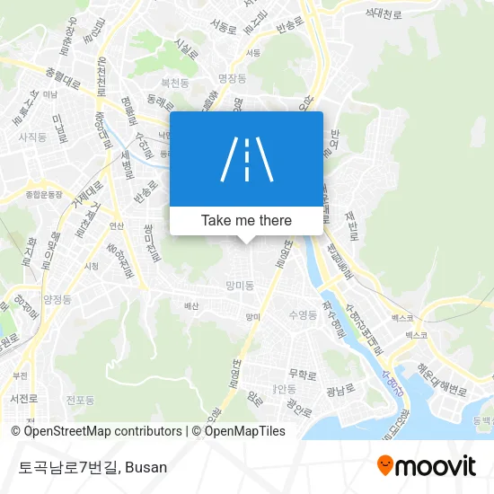 토곡남로7번길 map