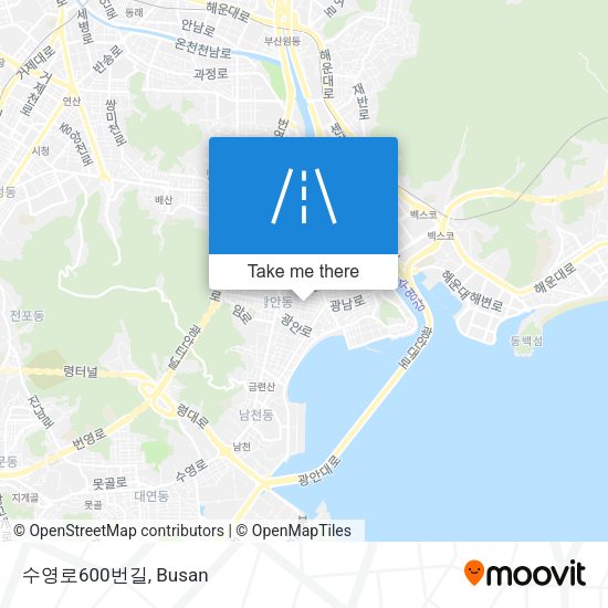 수영로600번길 map
