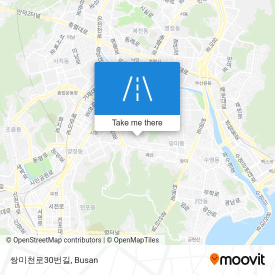 쌍미천로30번길 map
