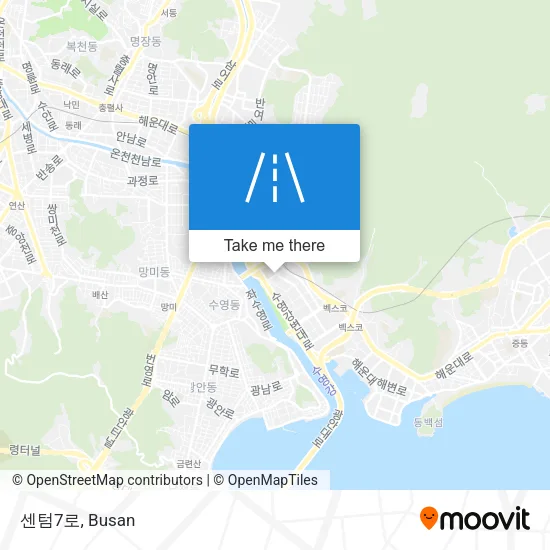 센텀7로 map
