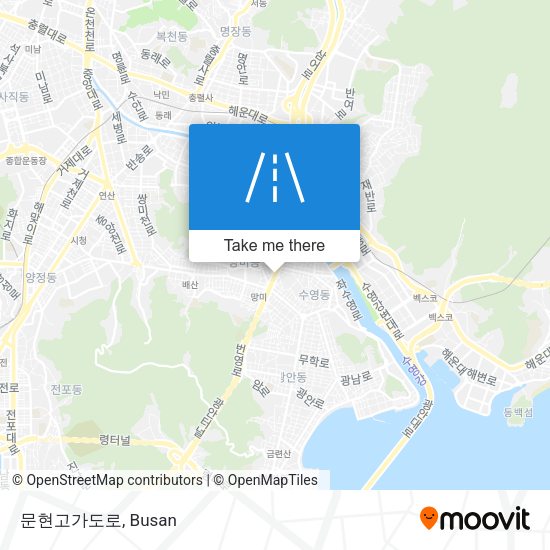 문현고가도로 map