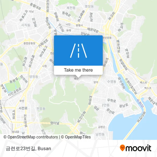 금련로23번길 map