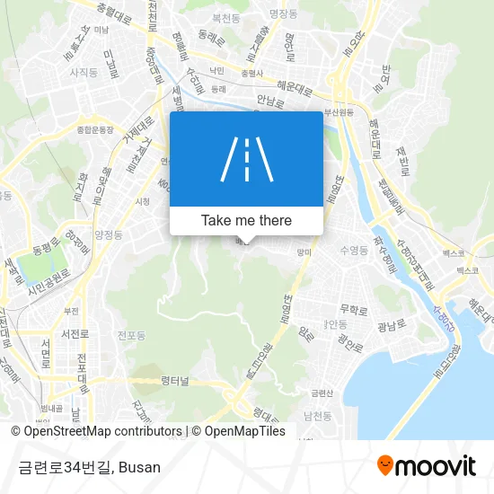 금련로34번길 map