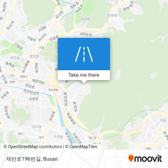 재반로196번길 map
