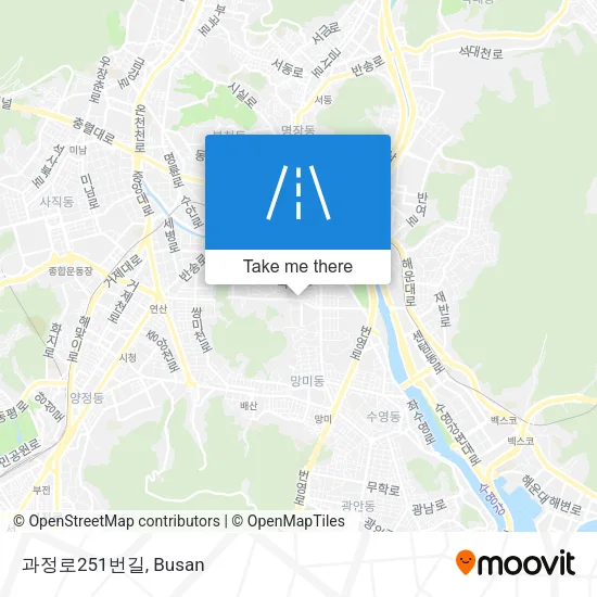 과정로251번길 map