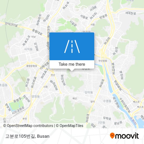 고분로105번길 map
