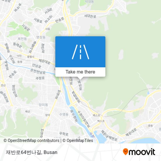 재반로64번나길 map